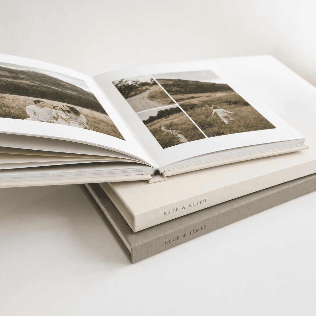 A stack of finished classic photobooks