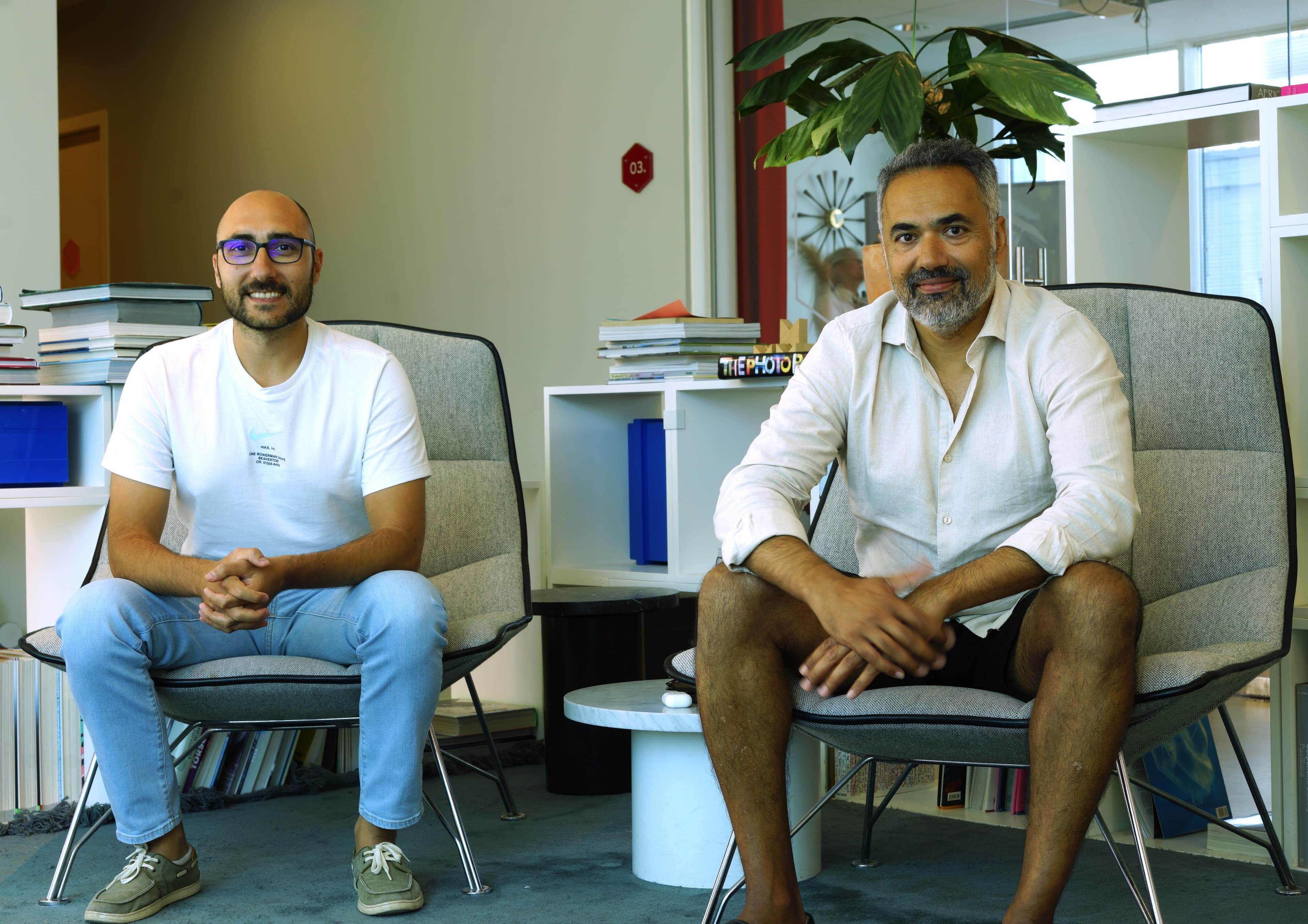 Sergio Saltarelli and Manzoor Sultan, the founders of Photo9